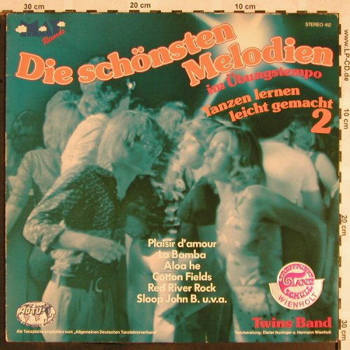 Twins Band: Die schönsten Melodien 2-Übungtempo, May Records(MAY 412), D,  - LP - X1397 - 6,00 Euro