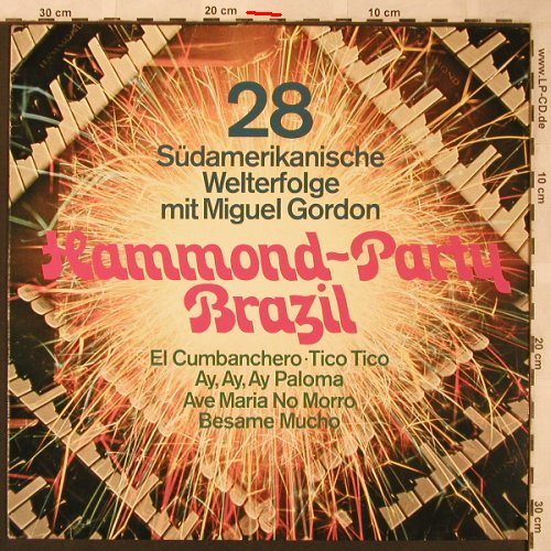 Gordon,Miguel: Hammond-Party Brazil, EBG(63 181), D, m-/vg+, 1975 - LP - X2009 - 7,50 Euro