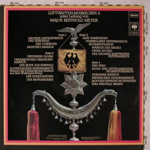 Luftwaffenmusikkorps 2: Der große Zapfenstreich, Foc, CBS(S 66 279), NL, 1973 - 2LP - X2754 - 9,00 Euro