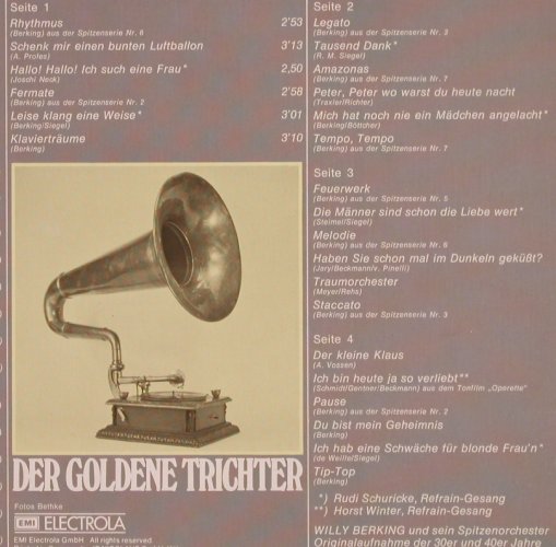 Berking,Willy - Orchester: Swing Souvenirs,orign. 30ger,40ger, Odeon(C 148-31 304/05), D, Foc,  - 2LP - X3122 - 12,50 Euro