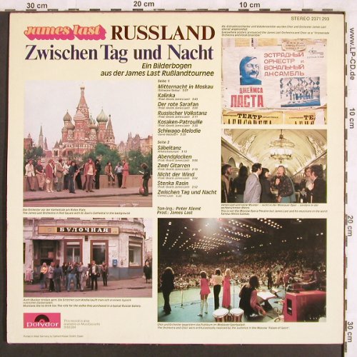 Last,James: Russland Zwischen Tag & Nacht, Polydor(2371 293), D, 1972 - LP - X3158 - 7,50 Euro