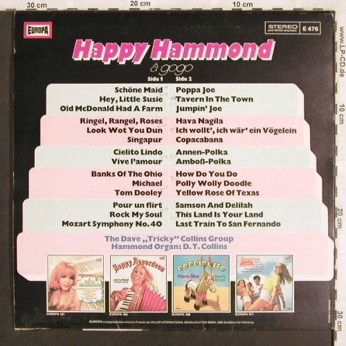 Dave Tricky Collins Group: Happy Hammond, Europa(E 476), D, 1976 - LP - X3231 - 6,00 Euro