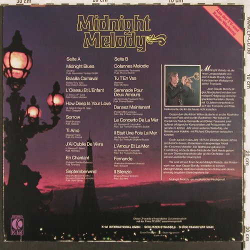 Borelly,Jean-Claude: Midnight Melody, K-tel(TG 123), D, 1979 - LP - X3407 - 6,00 Euro