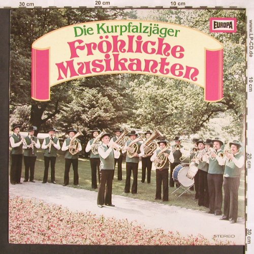 Kurpfalzjäger: Fröhliche Musikanten, Europa(111 102.7), D, 1976 - LP - X3701 - 6,00 Euro