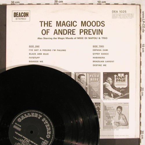 Previn,Andre: The Magic Moods of, Deacon/Gallery Stereo(DEA 1025), UK, 1970 - LP - X3709 - 12,50 Euro