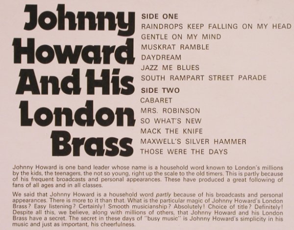Howard,Johnny & his London Brass: Same, Turnover Rec.(TUR 204), UK,  - LP - X3713 - 7,50 Euro
