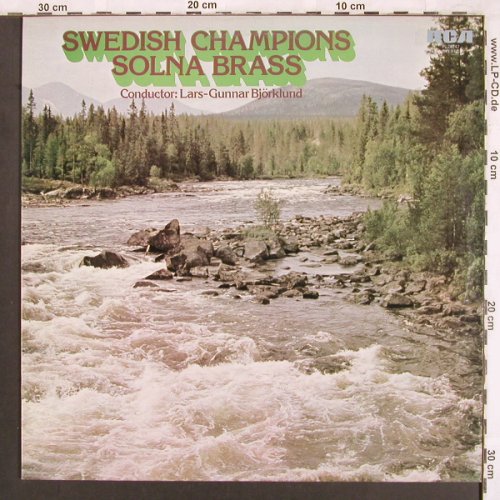 Swedish Champions / Solna Brass: Cond. Lars-Gunnar Björklund, RCA(PL 25147), UK, 1978 - LP - X3719 - 7,50 Euro