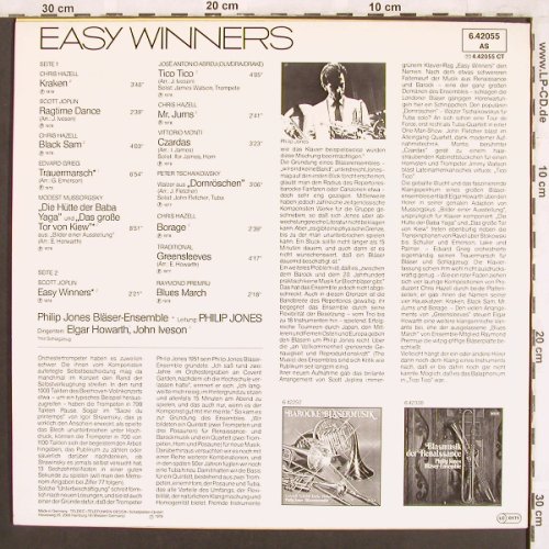 Jones,Philip - Bläserensemble: Easy Winners, Decca(6.42055 AS), D, 1979 - LP - X3724 - 6,00 Euro