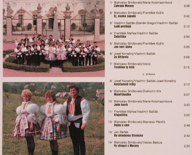 V.A.Zahrada Moravy: hraje Stribrnanka, Supraphon(11 0591-1), CZ, 1989 - LP - X3766 - 7,50 Euro