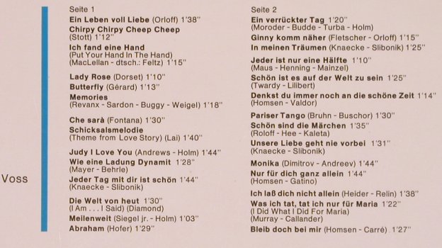 Voss,Peter - Akkordeon Duo: Akkordeon Schlagerparade Nr.3, Telefunken(NT 688), D,  - LP - X3820 - 6,00 Euro