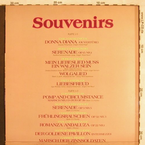 V.A.Souvenirs - Unsterbliche: Melodien a.d.guten alten Zeit, Foc, Fontana(6747 141), D,  - 2LP - X3919 - 7,50 Euro