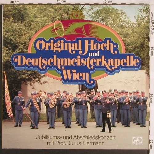 Original Hoch-und Deutschm.Kap.Wien: Jubiläums-u.Abschiedskonzert, Mercato(91 968 8), D, 1982 - LP - X3951 - 6,00 Euro