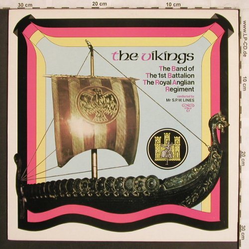 Vikings - Mr.S.P.W.Lines: The Band o.t.1st Batt.Royal Anglian, Music Masters(0565), UK, 1980 - LP - X3958 - 7,50 Euro