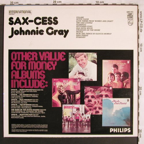 Cray,Johnnie: Sax-Cess, Philips(6382 012), D,  - LP - X3987 - 7,50 Euro