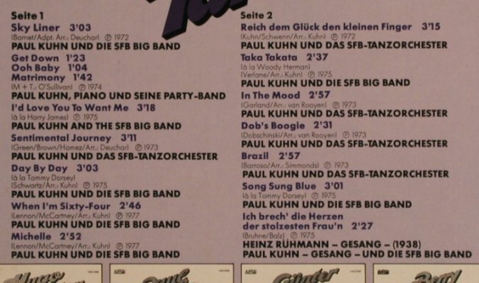 Kuhn,Paul: Bittet zum Tanz, HörZu Emi(054-32 503), D,  - LP - X3998 - 7,50 Euro
