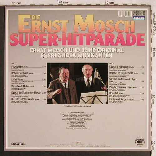 Mosch,Ernst & Seine Orig.Egerländer: Super-Hitparade, Teldec(6.26741 AS), D, 1988 - LP - X4071 - 6,00 Euro