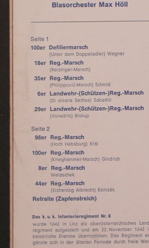 V.A.Unvergängliche Marschmusik: Alt-Österreichs,k.u.k Infanterie..., Sudetendeutsche Verlagsg(SV 7412), D, Mono,  - 10inch - X4116 - 9,00 Euro