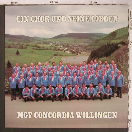 MGV Concordia Willingen: Ein Chor und seine Lieder, H.Franz, Life Records(3E 048-0106), D,  - LP - X4538 - 9,00 Euro
