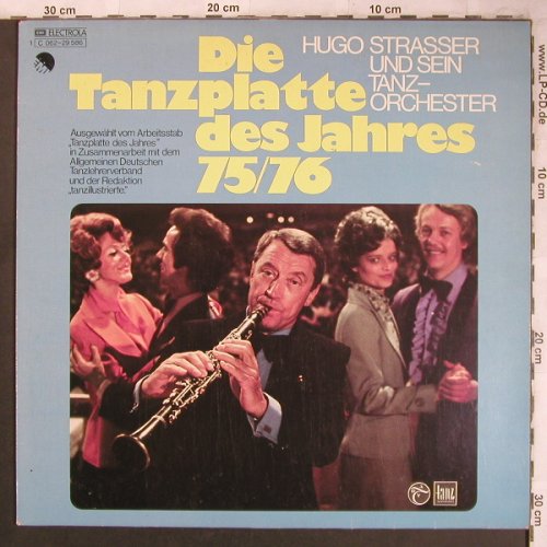 Strasser,Hugo & Tanz-Orch.: Die Tanzplatte des Jahres 75/76, EMI(C 062-29 586), D, 1973 - LP - X4547 - 7,50 Euro