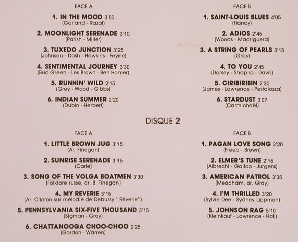 Miller Big Band Orchester: A Memorial for Glenn Miller, Box, Score(SCO 8208/MU 524), F, 1984 - 2LP - X4978 - 9,00 Euro