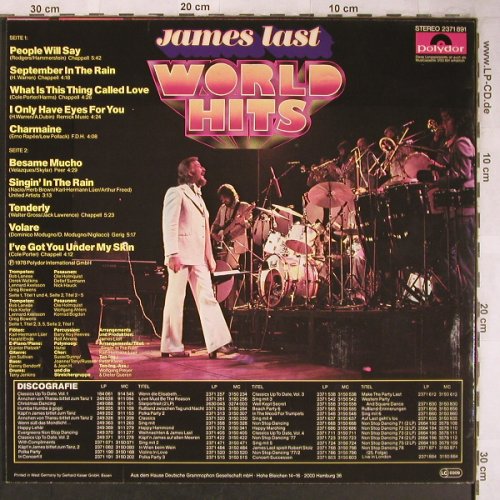 Last,James: World Hits (Disco), Polydor(2371 891), D, 1978 - LP - X4990 - 9,00 Euro