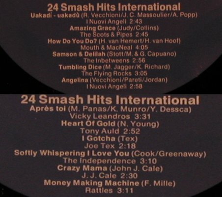 V.A.24 Smash Hits International: Cardinal Point...Rattles, Foc, Philips,DruckH.O.Persihl(6499 150/151), D,  - 2LP - X5051 - 12,50 Euro