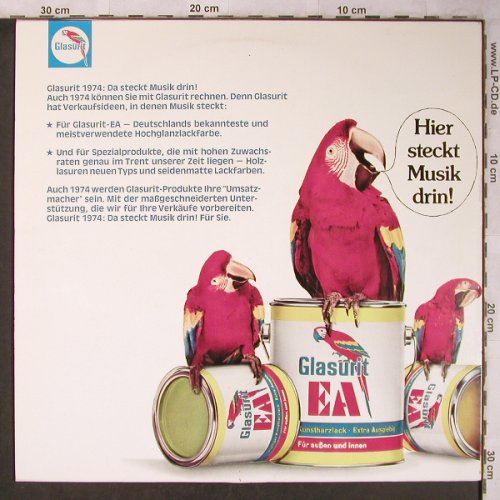 V.A.Glasurit  Hits'74: Auch 1974_Hits, Jo James, BASF (00 22001-3), D, 1974 Typ: LP Best.-Nr.: X5066 Preis: 7,50 Euro