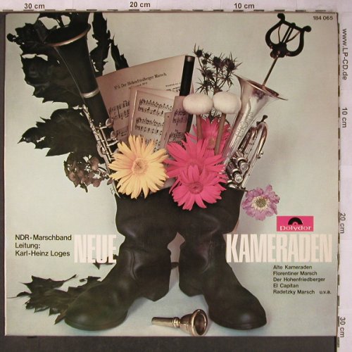 NDR-Marschband: Neue Kameraden,Ltg.Karl-Heinz Loges, Polydor(184 065), D, vg+/m-, 1966 - LP - X5186 - 9,00 Euro