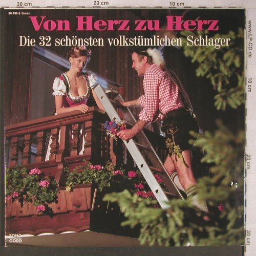 V.A.Von Herz zu Herz: Die 32 schönsten volkstüm Schlager, Sono Cord (36-431-5), D, Foc, 1990 Typ: 2LP Best.-Nr.: X5215 Preis: 12,50 Euro