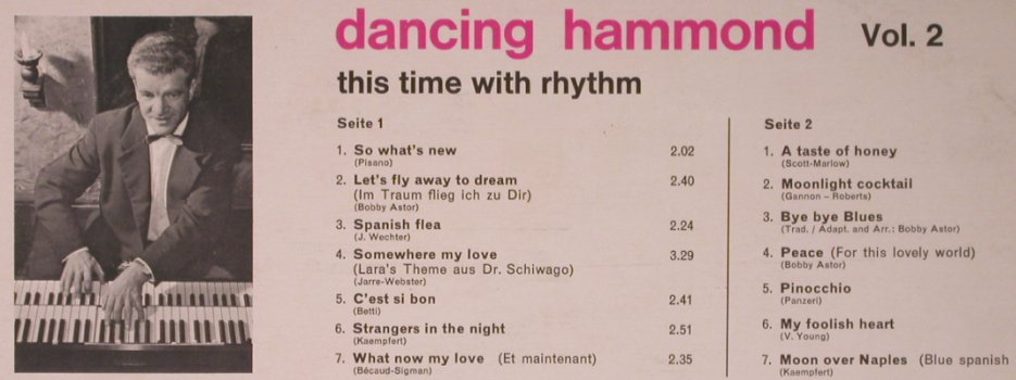 Astor,Bobby: Dancing Hammond Vol.2 with rhythm, Elite Special(PAS 5), CH,vg+/m-,  - LP - X5218 - 6,00 Euro