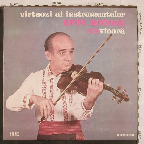Botoca,Efta: Virtuozi ai instrumentelor, vioara, Electrecord(ST-EPE 01963), RO,  - LP - X565 - 12,50 Euro