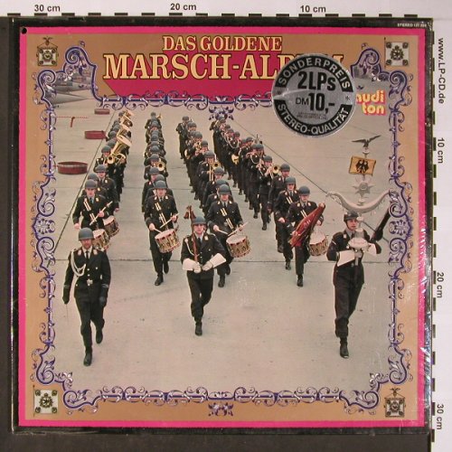Heeresmusikkorps 9: Das goldene Marschalbum,Foc,FS-Neu, audi ton(121 254), D, co,  - 2LP - X5816 - 24,00 Euro