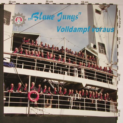 Blaue Jungs Hamburg Harburg: Volldampf voraus,Horvorka,Kauschka, Polizei Chor(RP 30 190), D, 1990 - LP - X5848 - 7,50 Euro