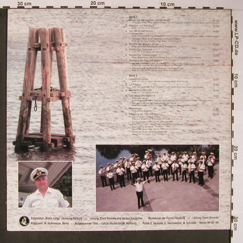 Blaue Jungs Hamburg Harburg: Volldampf voraus,Horvorka,Kauschka, Polizei Chor (RP 30 190), D, 1990 Typ: LP Best.-Nr.: X5848 Preis: 7,50 Euro