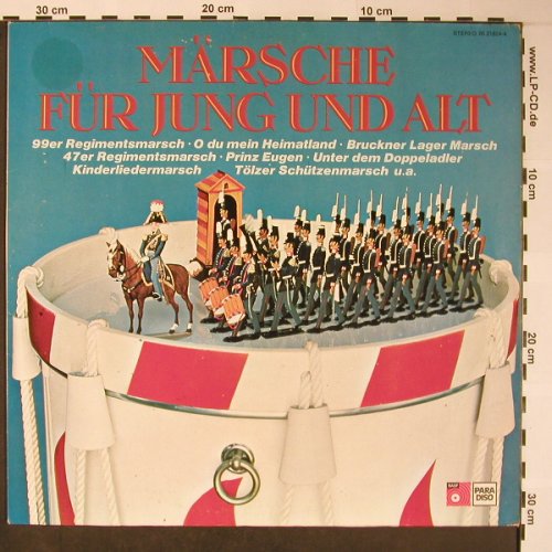 Blasorchester Tim Herrmann: Märsche für Jung und Alt, BASF Paradiso(05 21824-4), D, 1973 - LP - X5874 - 6,00 Euro
