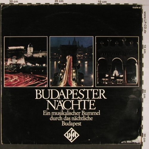 V.A.Budapester Nächte: Ein musilaischer Bummel...Ostinato, UFA/Ariola, Mono (73 276 IU), D, vg+/VG+ Typ: LP Best.-Nr.: X6041 Preis: 5,00 Euro