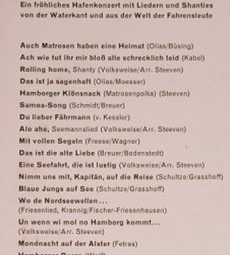 V.A.Von Hamburg nach Hawaii: Ein fröhliches Hafenkonzert..., Baccarola (74 651 ZU), D Typ: LP Best.-Nr.: X6114 Preis: 9,00 Euro