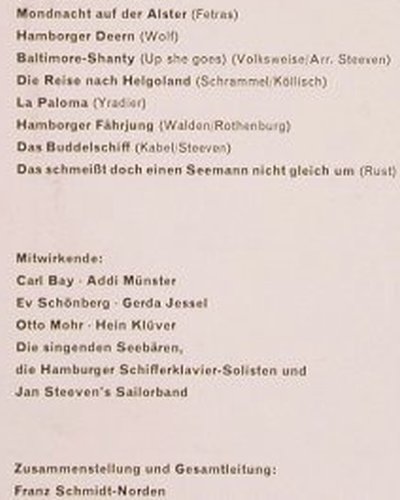 V.A.Von Hamburg nach Hawaii: Ein fröhliches Hafenkonzert..., Baccarola (74 651 ZU), D Typ: LP Best.-Nr.: X6114 Preis: 9,00 Euro