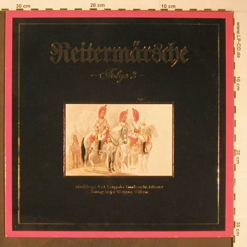 Musikkorps d.1.Korps d.Bw. Münster: Reitermärsche Folge 2, Westf-Lipp.Sparkasse(287 000), D,  - LP - X6155 - 7,50 Euro