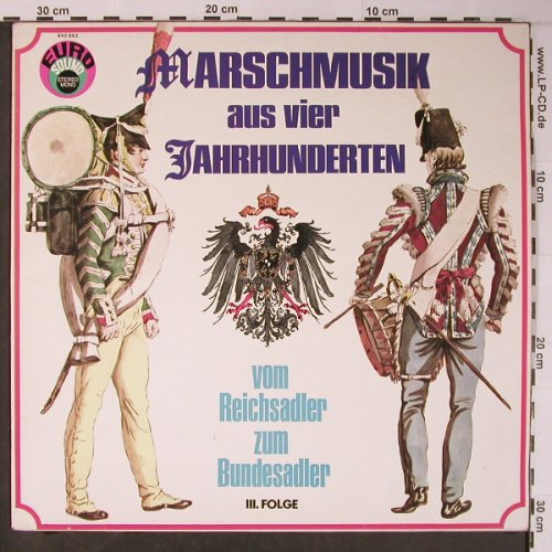 Heeresmusikkorps 6, Hamburg: v.Reichsadler zum Bundesadler, Eurosound, vg+/m- (945 082), D, Folge3 Typ: LP Best.-Nr.: X6156 Preis: 5,00 Euro