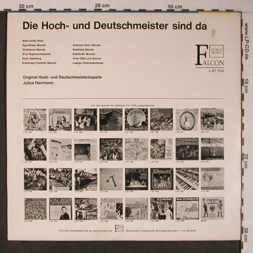 Original Hoch- und Deutschmeister: Leitung: Prof. Julius Herrmann, Falcon(L-ST 7012), D,  - LP - X6226 - 6,00 Euro