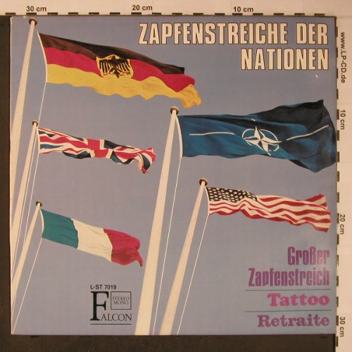 Heeresmusikkorps 6 Hmb: Zapfenstreiche der Nationen, Falcon (L-ST 7019), D Typ: LP Best.-Nr.: X6227 Preis: 7,50 Euro