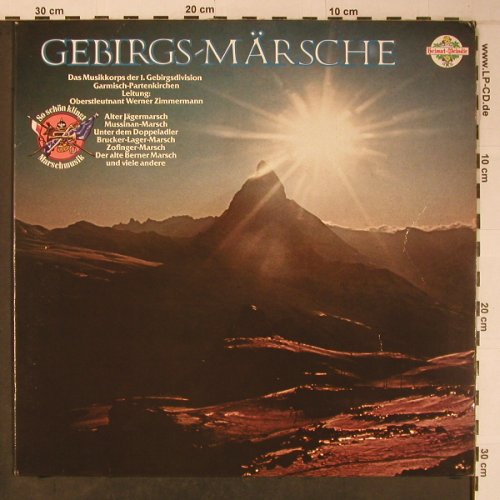 Musikkorps d.1.Gebirgsdivision: Garmisch-Partenkirchen,GebirgsMär, Heimat-Melodie(CL 29694), D, 1979 - LP - X6403 - 7,50 Euro