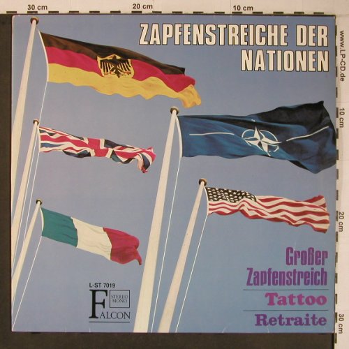 Heeresmusikkorps 6 Hmb: Zapfenstreiche der Nationen, Falcon (L-ST 7019), D Typ: LP Best.-Nr.: X6699 Preis: 7,50 Euro