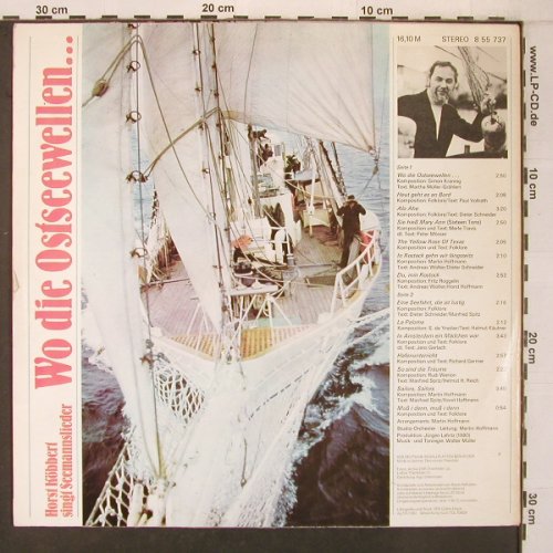 Köbbert,Horst: Wo die Ostseewellen..Seemannslieder, Amiga (8 55 737), DDR, 1980 Typ: LP Best.-Nr.: X7019 Preis: 6,00 Euro