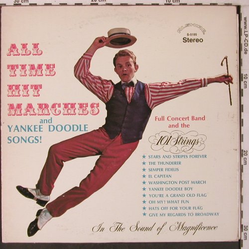 101 Strings: All Time Hits Marches,Yankee Doodle, 101 Strings(S-5195), US,  - LP - X7184 - 9,00 Euro