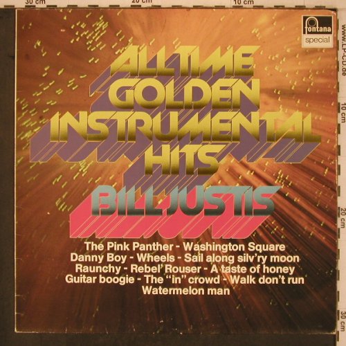 Justis,Bill: All Time Golden Instrumental  Hits, Fontana (6430 123), S, 1977 Typ: LP Best.-Nr.: X7606 Preis: 5,00 Euro