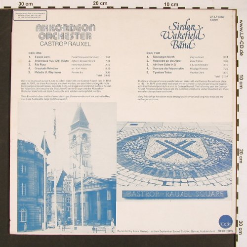 Akkordeon Orchester Castrop Rauxel: Sidar Wakefield Band, look Records(LK-lp 6260), UK, +7", 1971 - LP - X8390 - 9,00 Euro