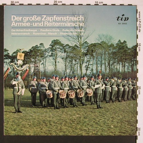 Hanseatisches Blasorchester Lübeck: Der gr. Zapfenstreich,Armee-Reit.M., Tip(63-3002), D, vg+/m-,  - LP - X8447 - 5,00 Euro