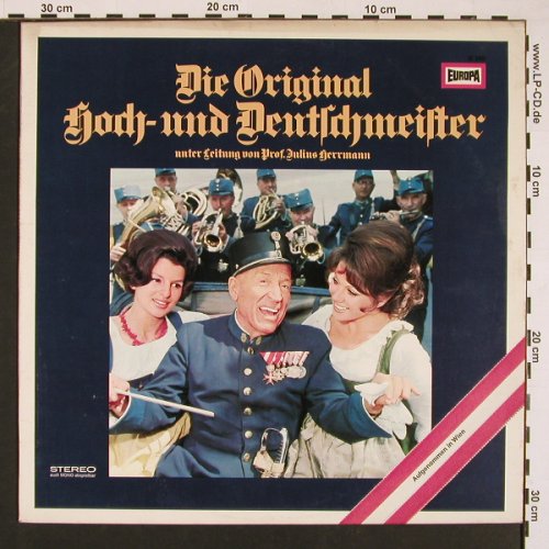 Hoch- und Deutschmeister: Leitung v.Prof.Julius Herrmann, Europa (E 380), D, 1973 Typ: LP Best.-Nr.: X8482 Preis: 6,00 Euro